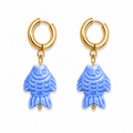 Pendientes Perca Azul MAR