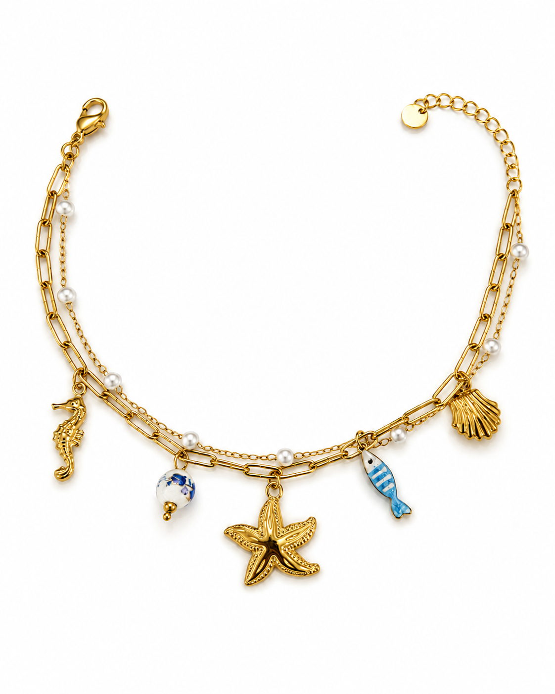Tobillera NEPTUNA CELESTE