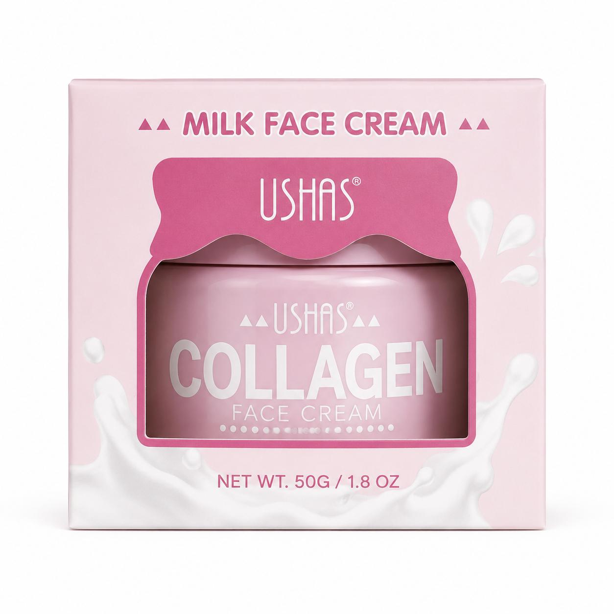 Milk Face Cream Colágeno USHAS
