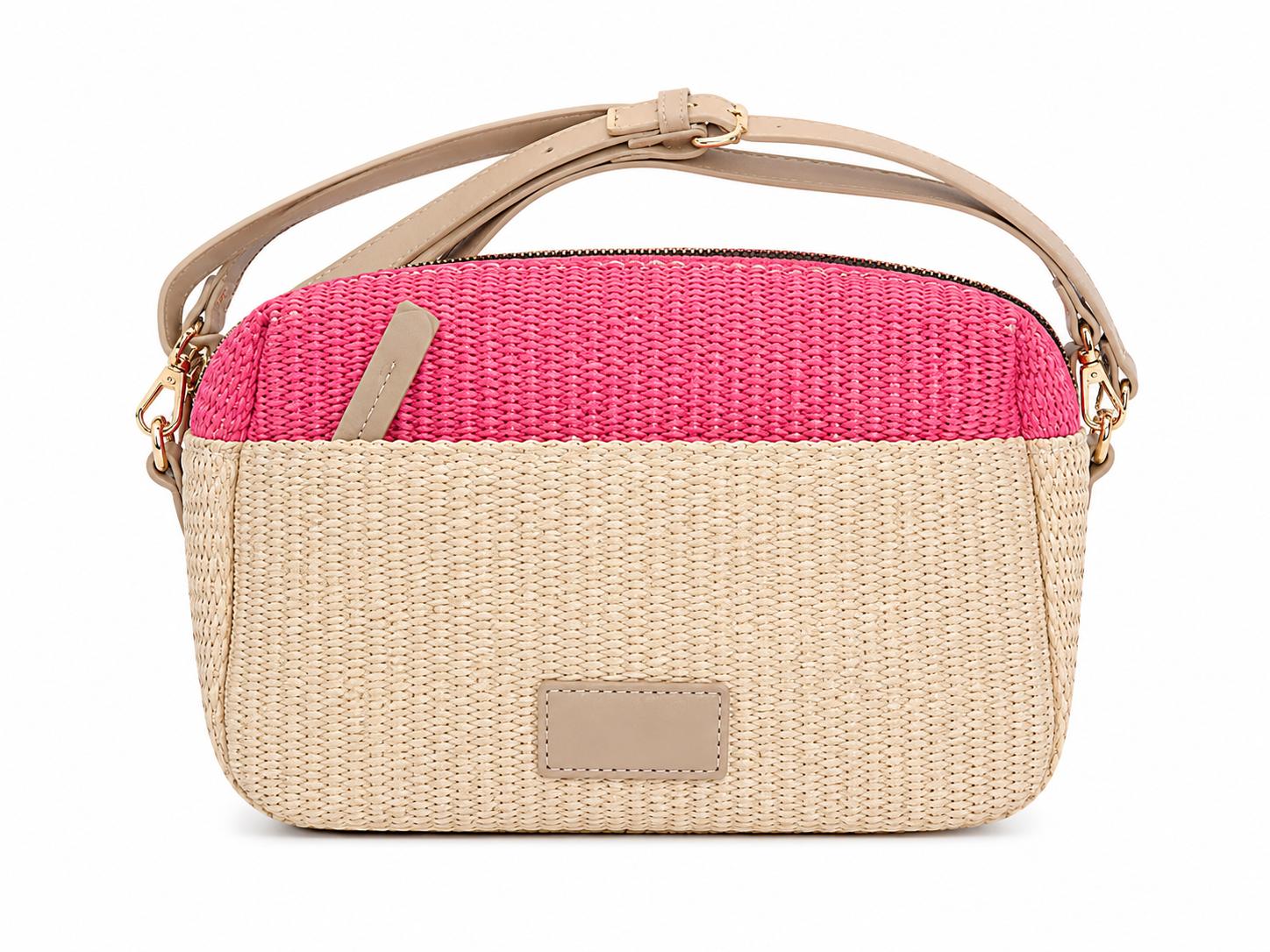 Bolso Bicolor ROSA FUCSIA