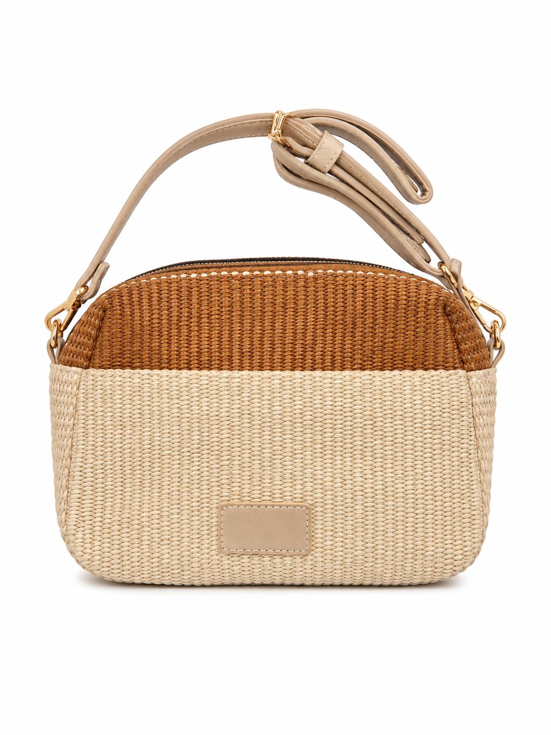 Bolso Bicolor MARRÓN