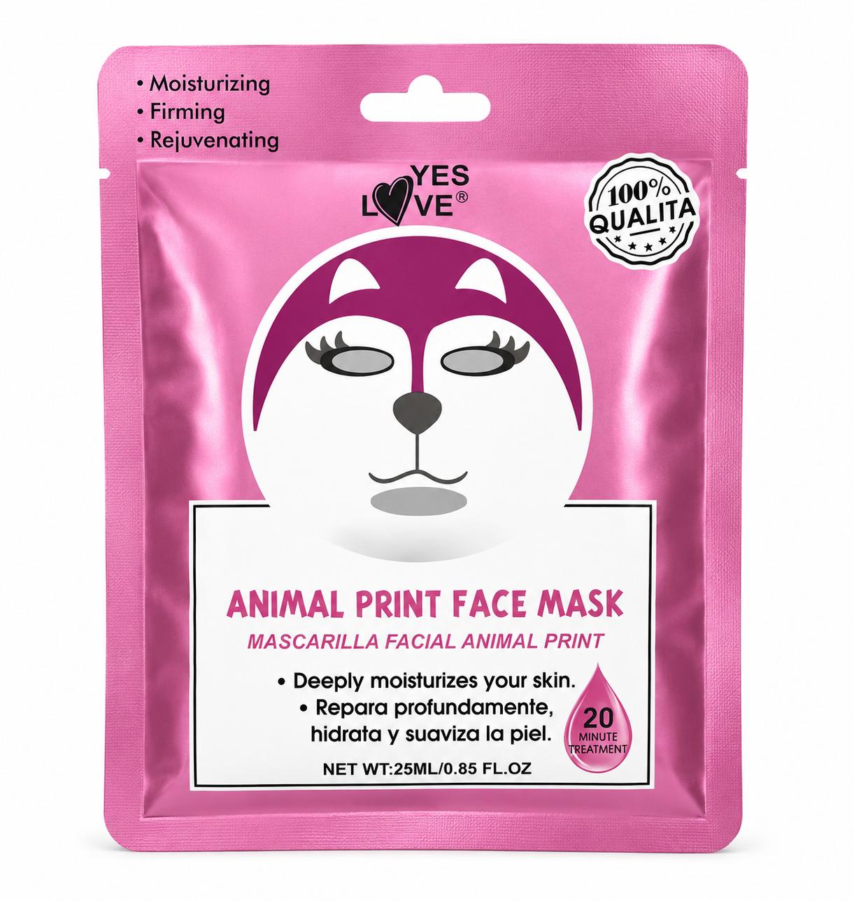 Mascarilla Facial Lobo YES LOVE
